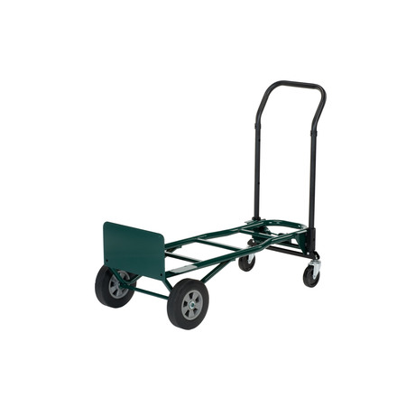 Harper Convertible Hand Truck, 4in1 Qck Chng, 8" Solid Rubber Tires, 700Lbs JDCSA8543